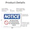 Signmission No Soliciting No Trespassing OSHA Notice Sign, Plastic, 10in W x 7in L, 2PK OS-2PACK-NS-P-710-L-14831 - alternate 7